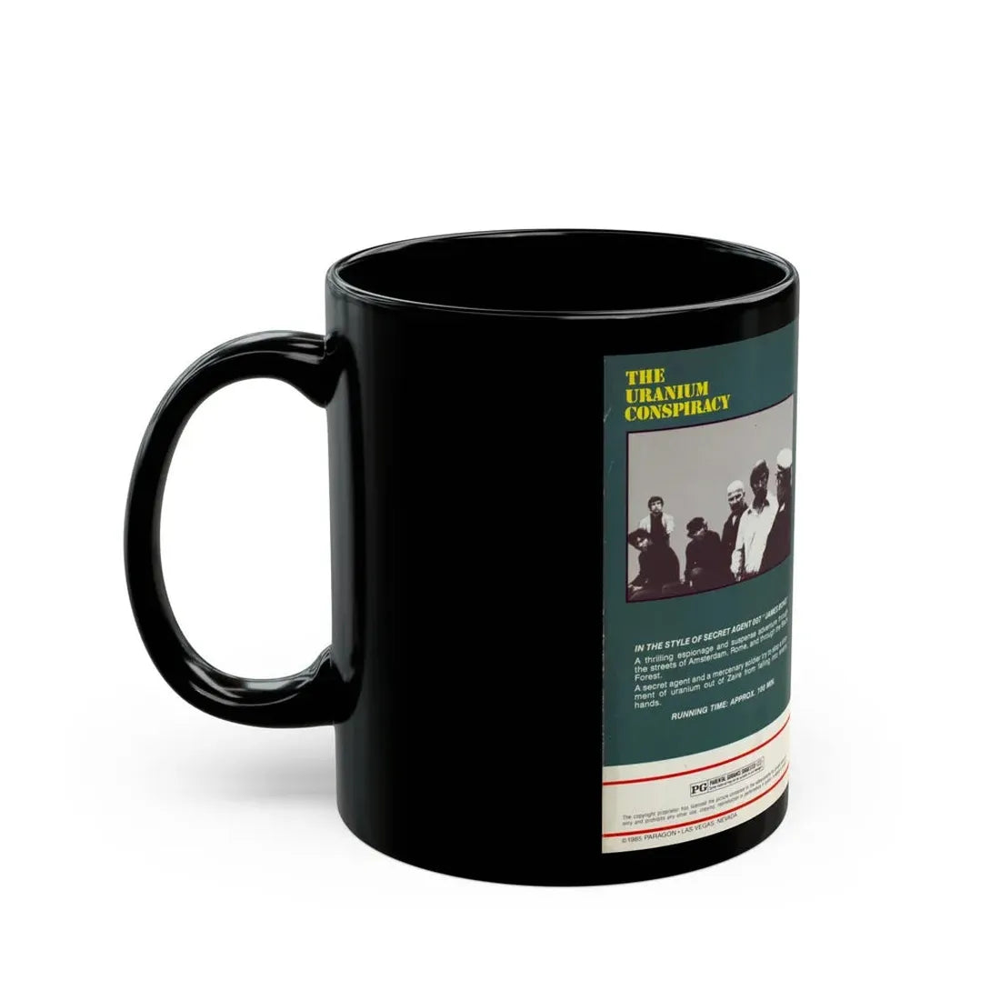 THE URANIUM CONSPIRACY (VHS COVER) - Black Coffee Mug - Go Mug Yourself