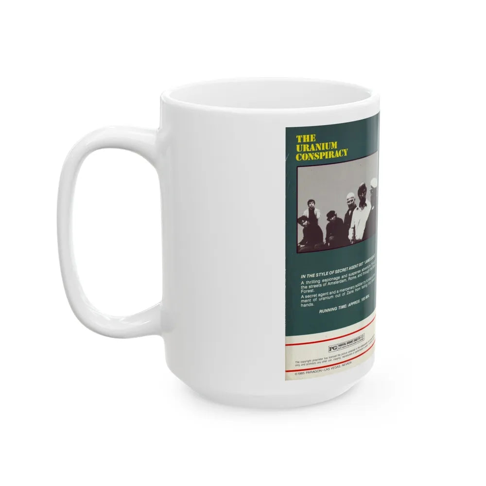 THE URANIUM CONSPIRACY (VHS COVER) - White Coffee Mug-Go Mug Yourself