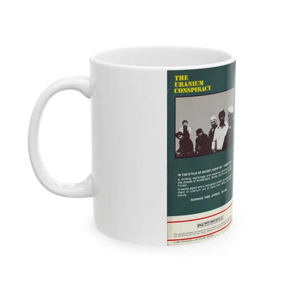 THE URANIUM CONSPIRACY (VHS COVER) - White Coffee Mug - Go Mug Yourself