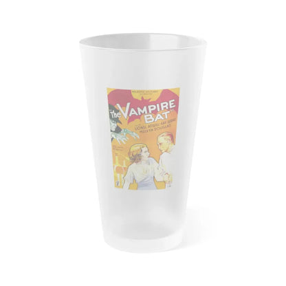 THE VAMPIRE BAT 1933 Movie Poster - Frosted Pint Glass 16oz 16oz Frosted - Go Mug Yourself