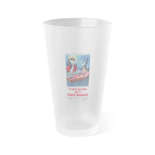 THE VAMPIRE HAPPENING 1971 Movie Poster - Frosted Pint Glass 16oz 16oz Frosted - Go Mug Yourself
