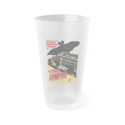 THE VAMPIRE'S COFFIN 1958 Movie Poster - Frosted Pint Glass 16oz 16oz Frosted - Go Mug Yourself