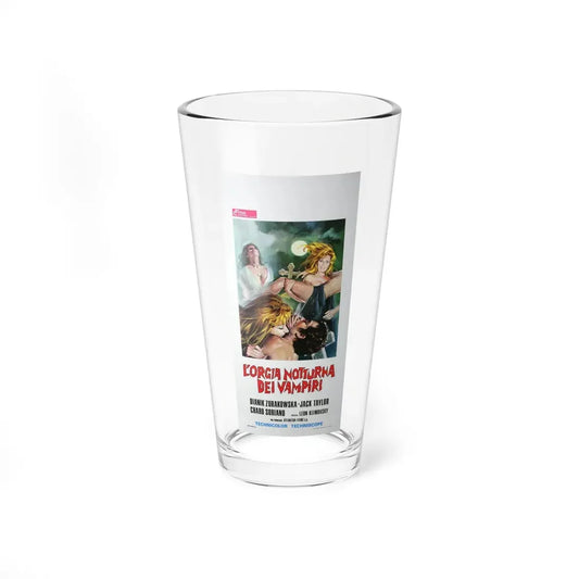 THE VAMPIRE'S NIGHT ORGY (ITALIAN) 1973 Movie Poster - Pint Glass 16oz 16oz - Go Mug Yourself