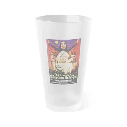THE VAMPIRES OF VOGEL 1975 Movie Poster - Frosted Pint Glass 16oz 16oz Frosted - Go Mug Yourself