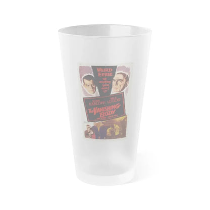 THE VANISHING BODY 1953 Movie Poster - Frosted Pint Glass 16oz 16oz Frosted - Go Mug Yourself