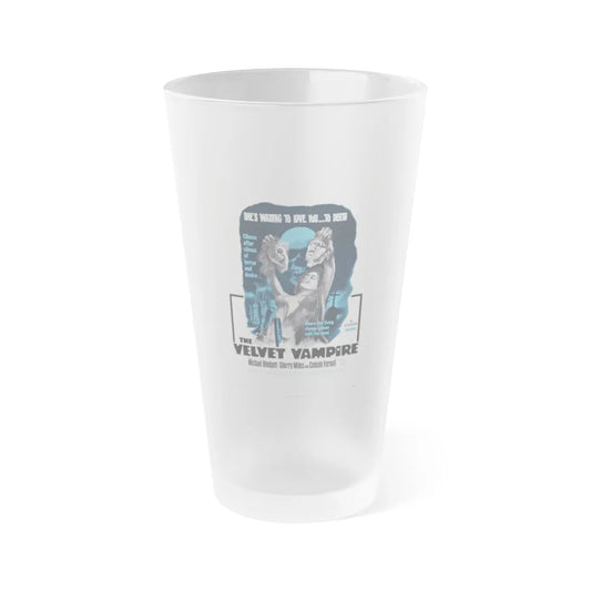 THE VELVET VAMPIRE 1971 Movie Poster - Frosted Pint Glass 16oz-16oz-Frosted-Go Mug Yourself