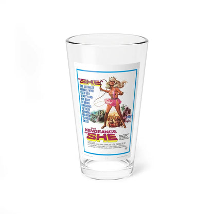 THE VENGEANCE OF SHE 1968 Movie Poster - Pint Glass 16oz-16oz-Go Mug Yourself