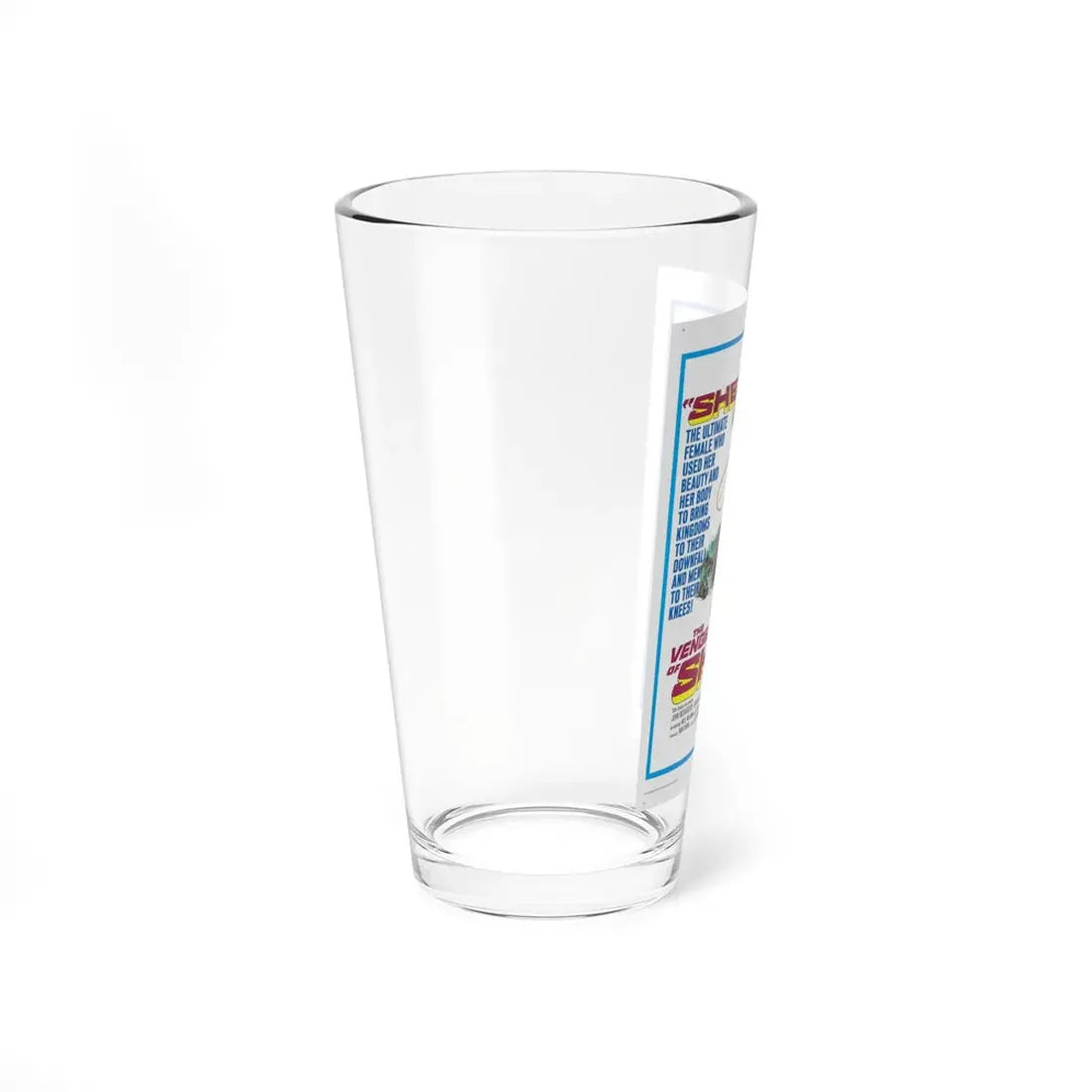 THE VENGEANCE OF SHE 1968 Movie Poster - Pint Glass 16oz - Go Mug Yourself