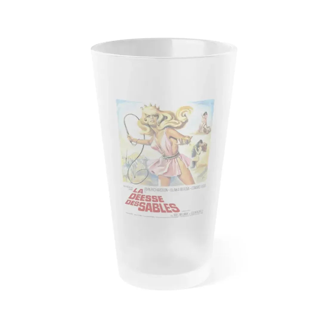 THE VENGEANCE OF SHE (3) 1968 Movie Poster - Frosted Pint Glass 16oz 16oz Frosted - Go Mug Yourself