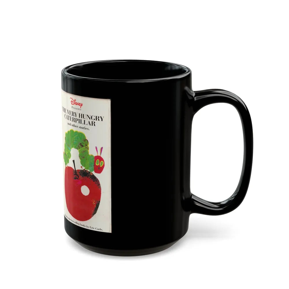 THE VERY HUNGRY CATERPILLAR AND OTHER STORIES DISNEY PRESENTS (VHS COVER) - Black Coffee Mug-Go Mug Yourself