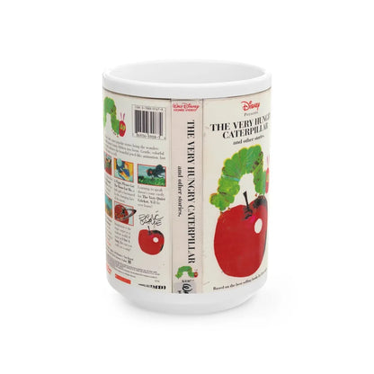 THE VERY HUNGRY CATERPILLAR AND OTHER STORIES DISNEY PRESENTS (VHS COVER) - White Coffee Mug-15oz-Go Mug Yourself