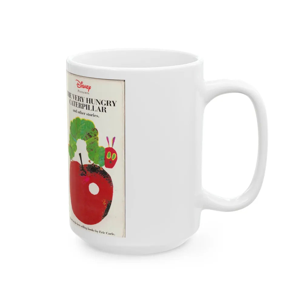 THE VERY HUNGRY CATERPILLAR AND OTHER STORIES DISNEY PRESENTS (VHS COVER) - White Coffee Mug-Go Mug Yourself