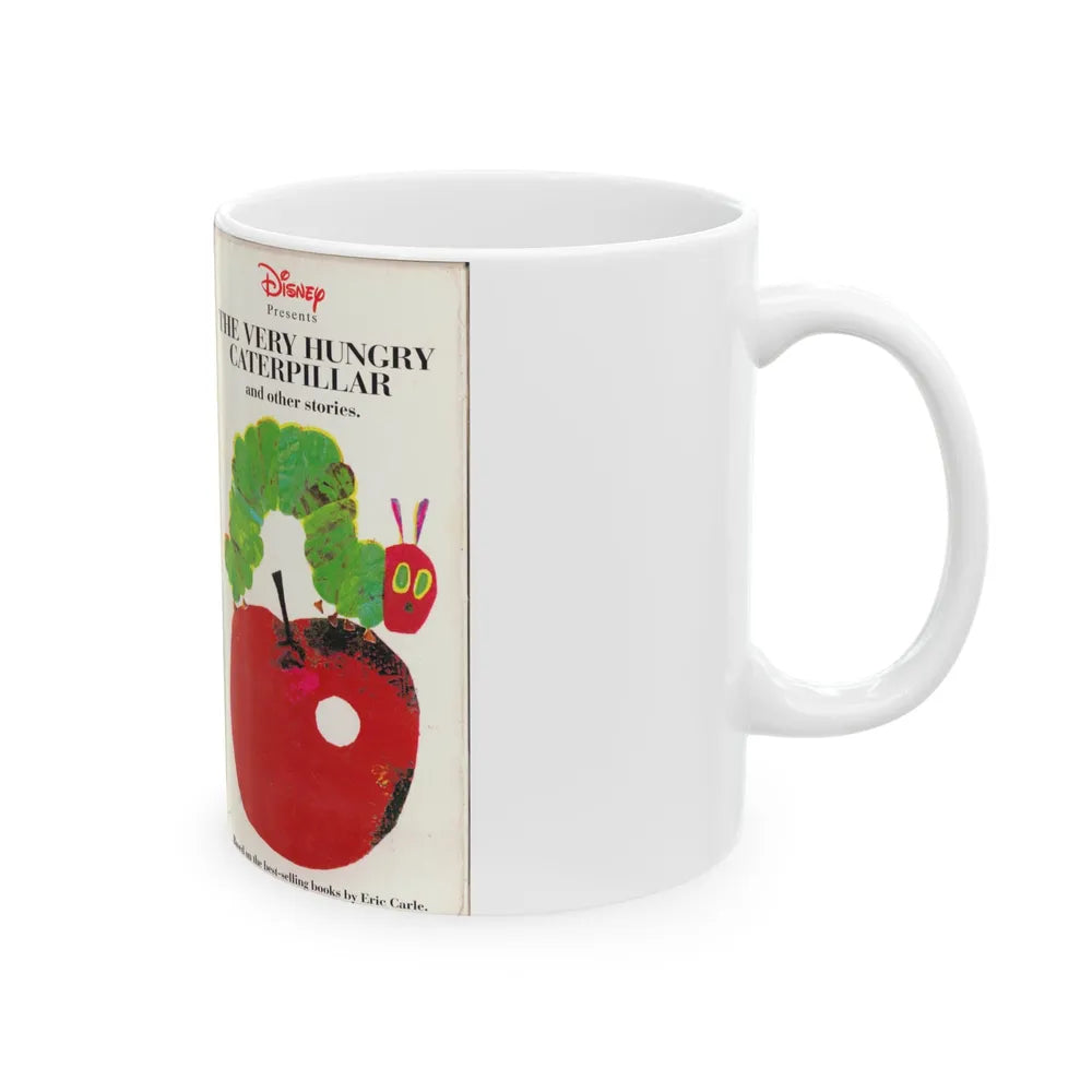 THE VERY HUNGRY CATERPILLAR AND OTHER STORIES DISNEY PRESENTS (VHS COVER) - White Coffee Mug-Go Mug Yourself