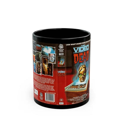 THE VIDEO DEAD (VHS COVER) - Black Coffee Mug 11oz - Go Mug Yourself