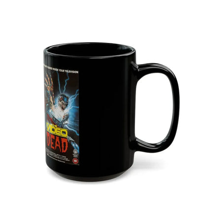 THE VIDEO DEAD VHS COVER (VHS COVER) - Black Coffee Mug - Go Mug Yourself