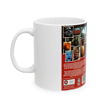 THE VIDEO DEAD (VHS COVER) - White Coffee Mug - Go Mug Yourself