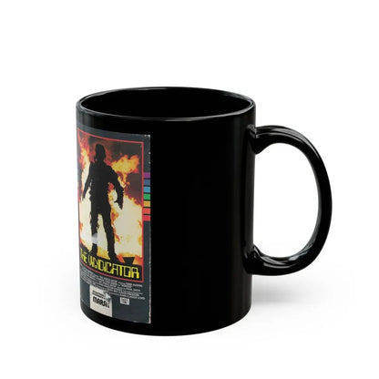 THE VINDICATOR (VHS COVER) - Black Coffee Mug - Go Mug Yourself