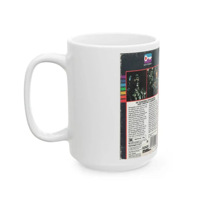 THE VINDICATOR (VHS COVER) - White Coffee Mug - Go Mug Yourself