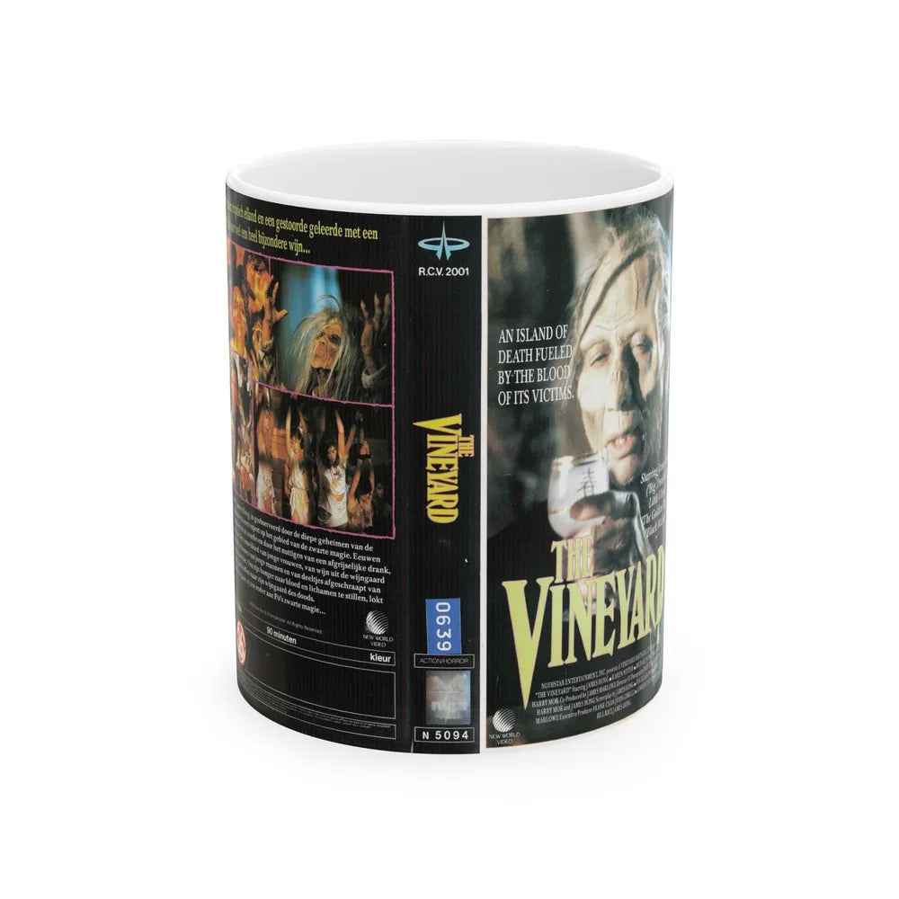 THE VINEYARD GERMAN (VHS COVER) - White Coffee Mug-11oz-Go Mug Yourself