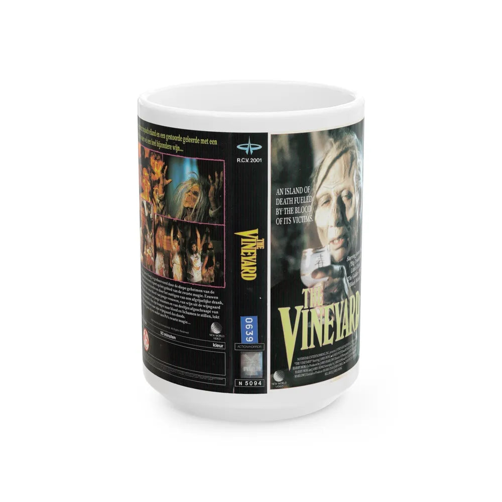 THE VINEYARD GERMAN (VHS COVER) - White Coffee Mug-15oz-Go Mug Yourself