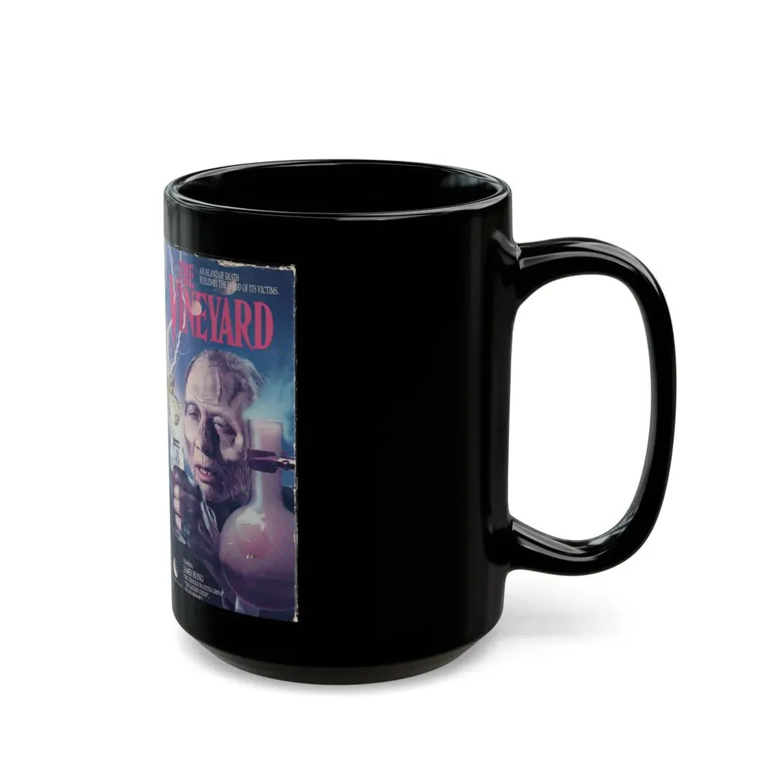 THE VINEYARD (VHS COVER) - Black Coffee Mug - Go Mug Yourself