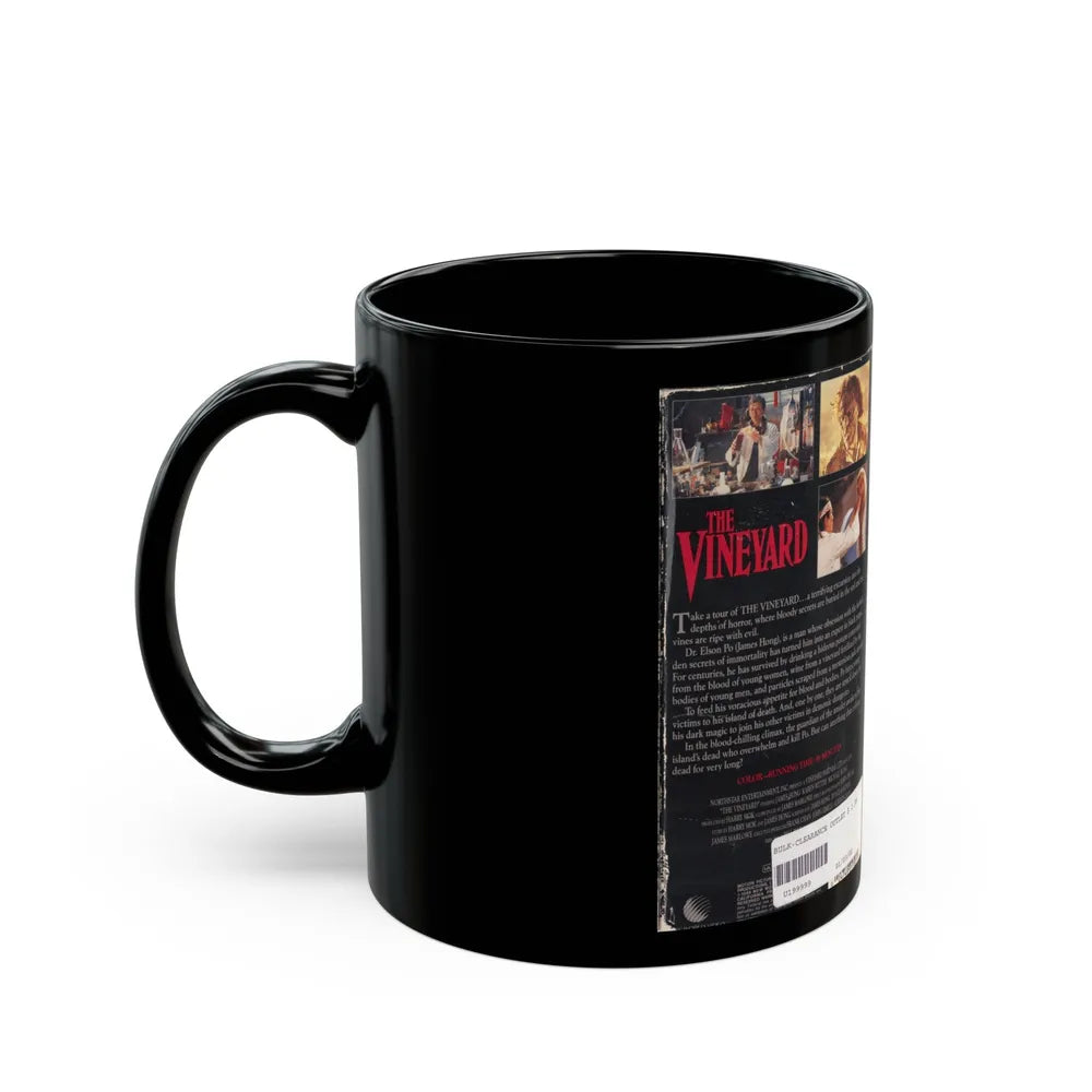 THE VINEYARD (VHS COVER) - Black Coffee Mug-Go Mug Yourself