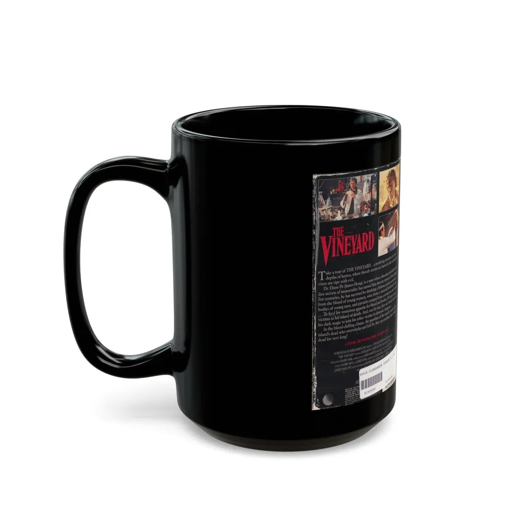 THE VINEYARD (VHS COVER) - Black Coffee Mug-Go Mug Yourself