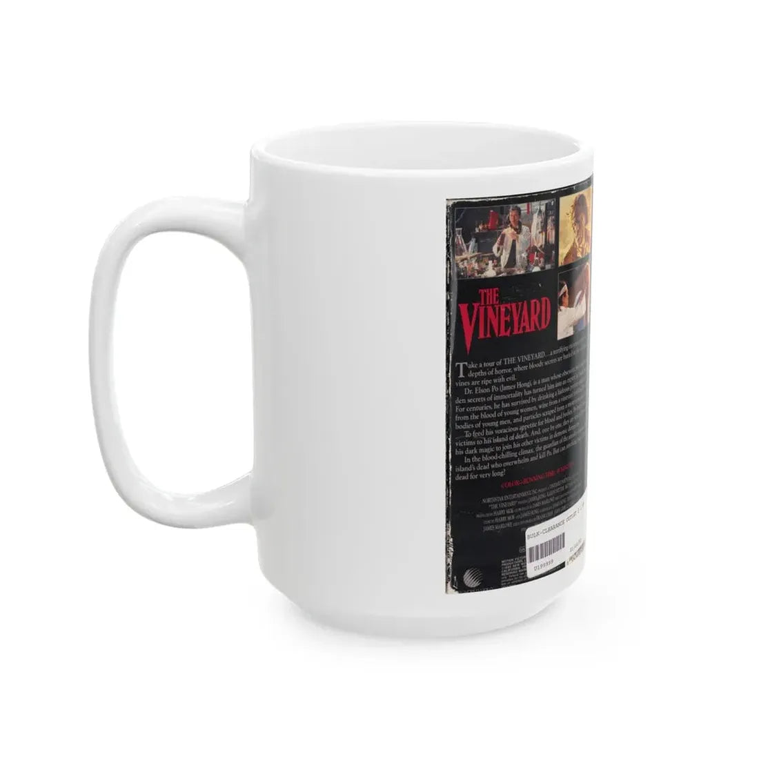 THE VINEYARD (VHS COVER) - White Coffee Mug - Go Mug Yourself