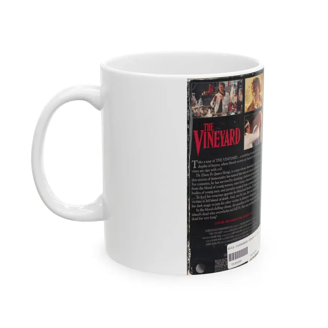 THE VINEYARD (VHS COVER) - White Coffee Mug - Go Mug Yourself