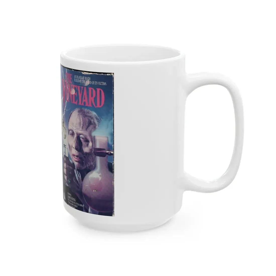 THE VINEYARD (VHS COVER) - White Coffee Mug - Go Mug Yourself