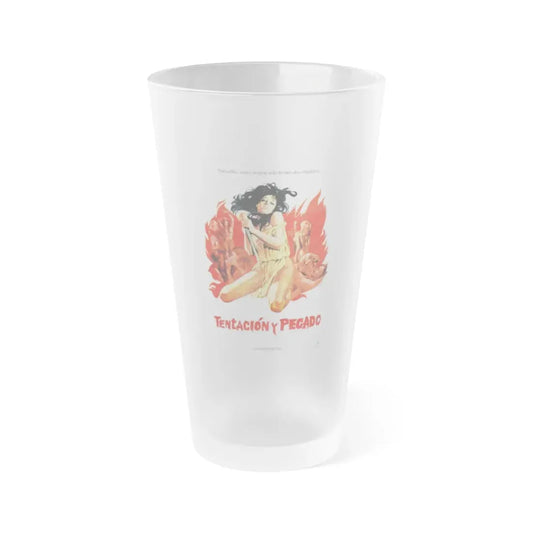 THE VIRGIN WITCH (3) 1972 Movie Poster - Frosted Pint Glass 16oz 16oz Frosted - Go Mug Yourself