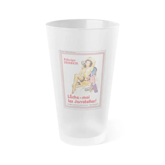 THE VIRGO THE TAURUS AND THE CAPRICORN 1977 Movie Poster - Frosted Pint Glass 16oz 16oz Frosted - Go Mug Yourself