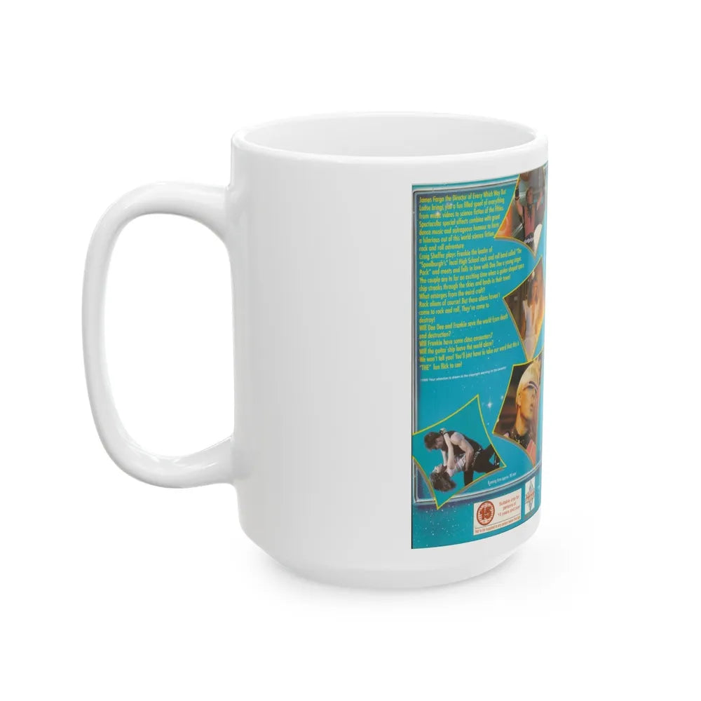 THE VOYAGE OF THE ROCK ALIENS (VHS COVER) - White Coffee Mug-Go Mug Yourself