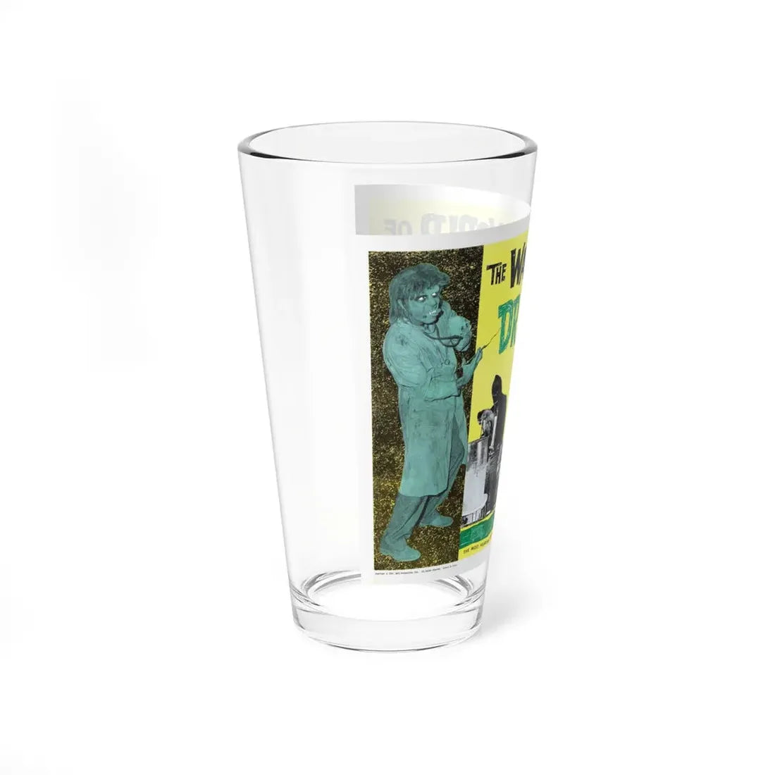 THE WACKY WORLD OF DR. MORGUS 1962 Movie Poster - Pint Glass 16oz - Go Mug Yourself