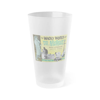 THE WACKY WORLD OF DR. MORGUS 1962 Movie Poster - Frosted Pint Glass 16oz-16oz-Frosted-Go Mug Yourself