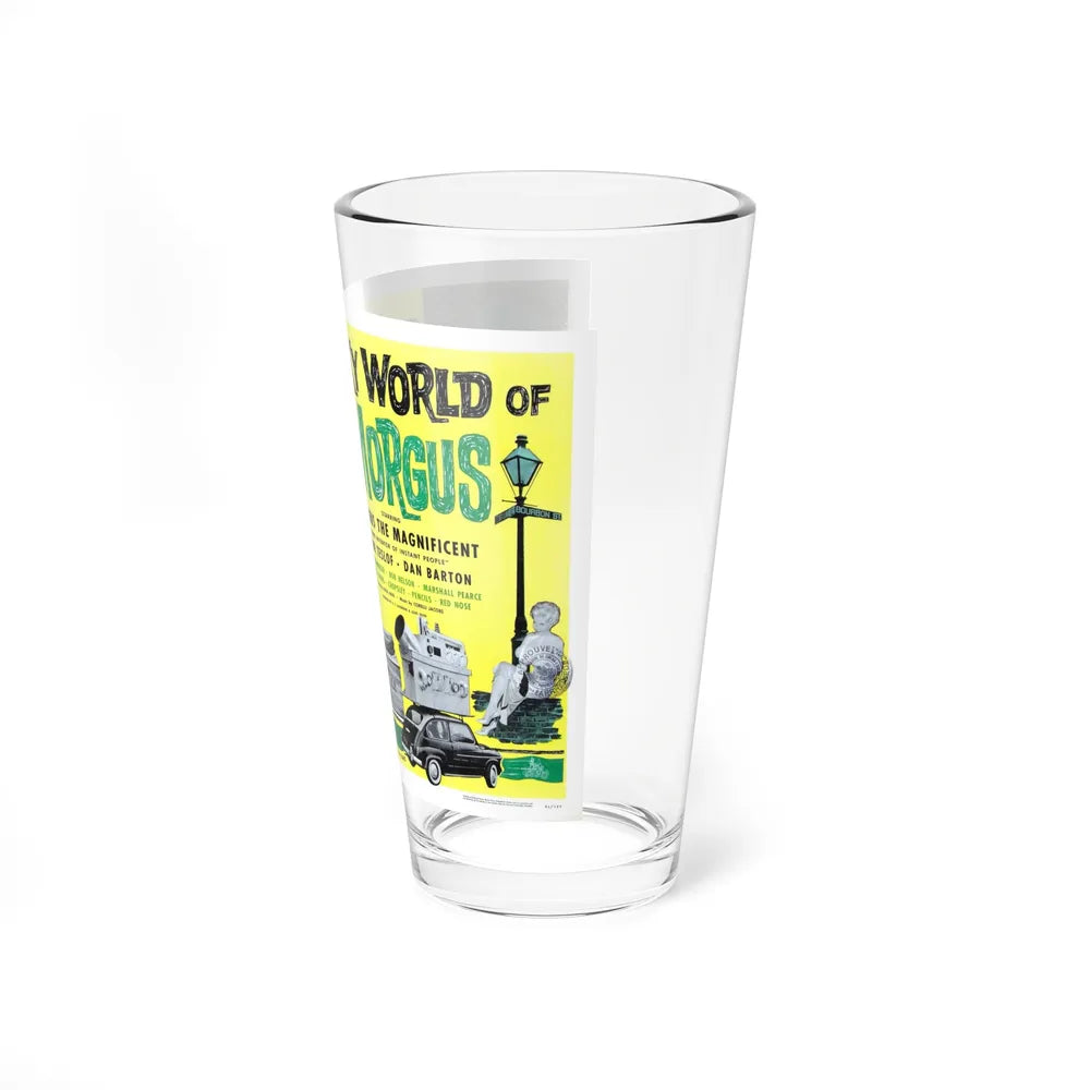 THE WACKY WORLD OF DR. MORGUS 1962 Movie Poster - Pint Glass 16oz-Go Mug Yourself