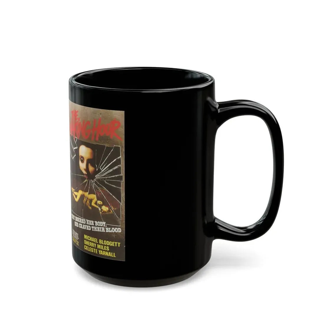 THE WAKING HOUR (VHS COVER) - Black Coffee Mug - Go Mug Yourself