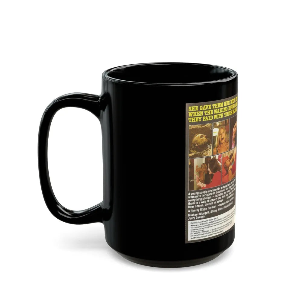 THE WAKING HOUR (VHS COVER) - Black Coffee Mug-Go Mug Yourself