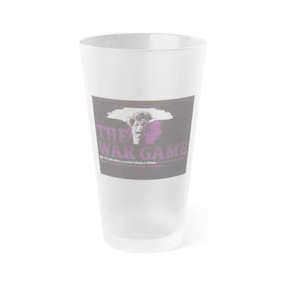 THE WAR GAME 1966 Movie Poster - Frosted Pint Glass 16oz 16oz Frosted - Go Mug Yourself