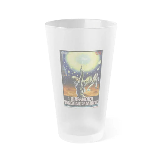THE WAR OF THE PLANETS 1966 Movie Poster - Frosted Pint Glass 16oz 16oz Frosted - Go Mug Yourself