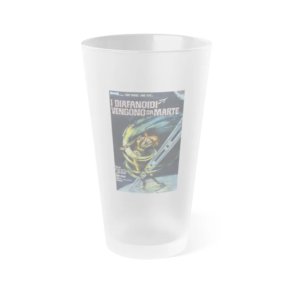 THE WAR OF THE PLANETS (2) 1966 Movie Poster - Frosted Pint Glass 16oz-16oz-Frosted-Go Mug Yourself