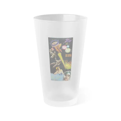 THE WAR OF THE PLANETS (3) 1966 Movie Poster - Frosted Pint Glass 16oz 16oz Frosted - Go Mug Yourself