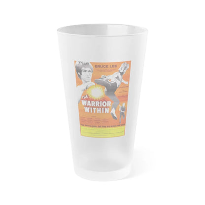 THE WARRIOR WITHIN 1977 Movie Poster - Frosted Pint Glass 16oz-16oz-Frosted-Go Mug Yourself