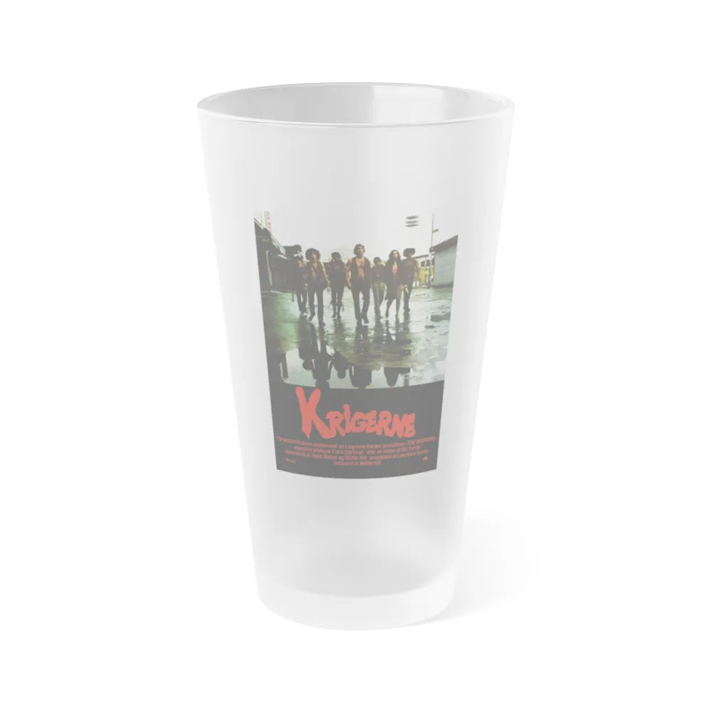 THE WARRIORS (DANISH) 1979 Movie Poster - Frosted Pint Glass 16oz-16oz-Frosted-Go Mug Yourself