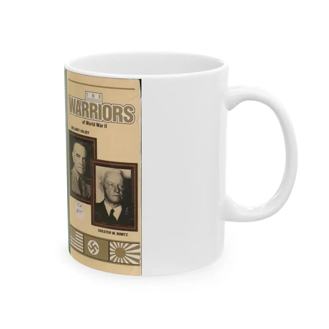 THE WARRIORS OF WORLD WAR 2 (VHS COVER) - White Coffee Mug - Go Mug Yourself