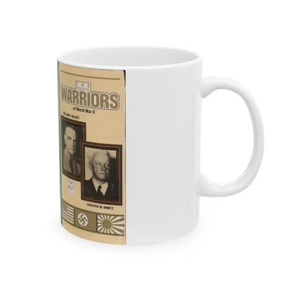 THE WARRIORS OF WORLD WAR 2 (VHS COVER) - White Coffee Mug - Go Mug Yourself
