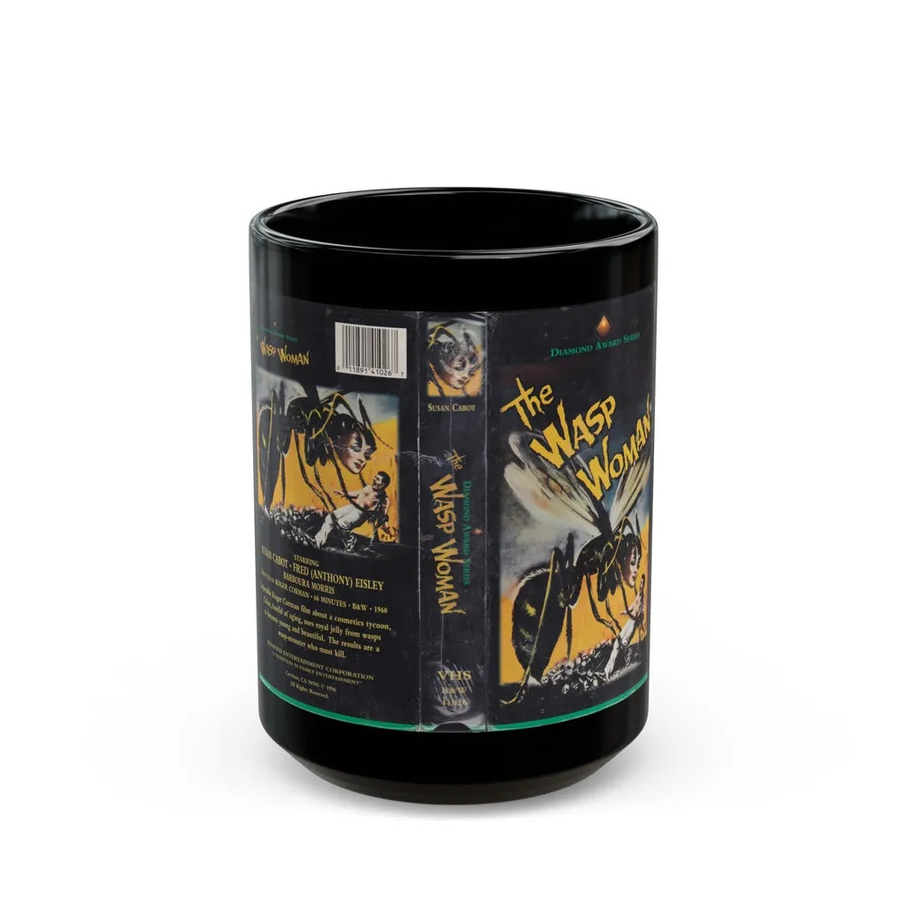 THE WASP WOMAN (VHS COVER) - Black Coffee Mug-15oz-Go Mug Yourself