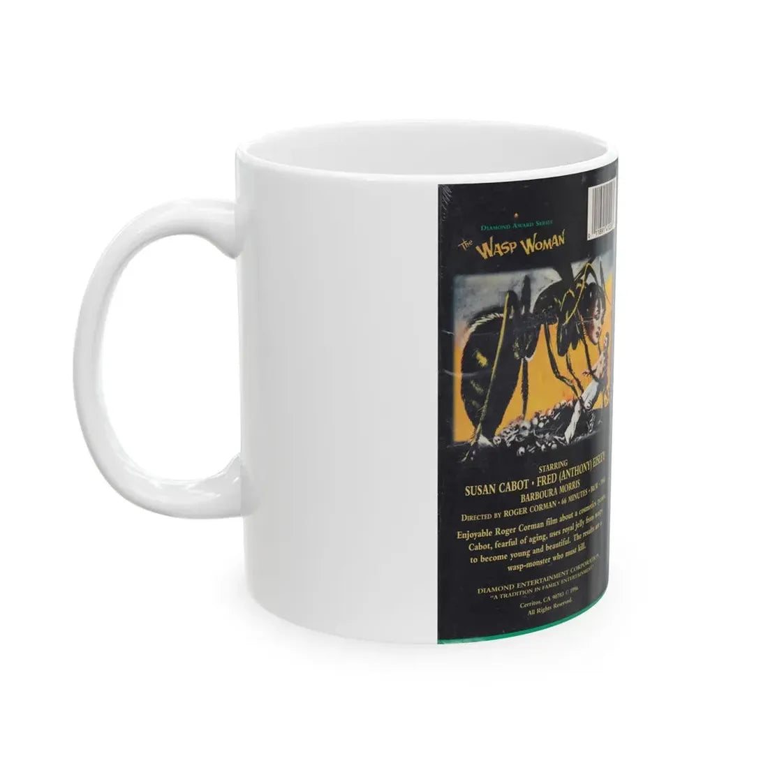 THE WASP WOMAN (VHS COVER) - White Coffee Mug - Go Mug Yourself