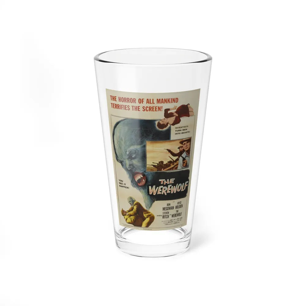 THE WEREWOLF 1956 Movie Poster - Pint Glass 16oz-16oz-Go Mug Yourself