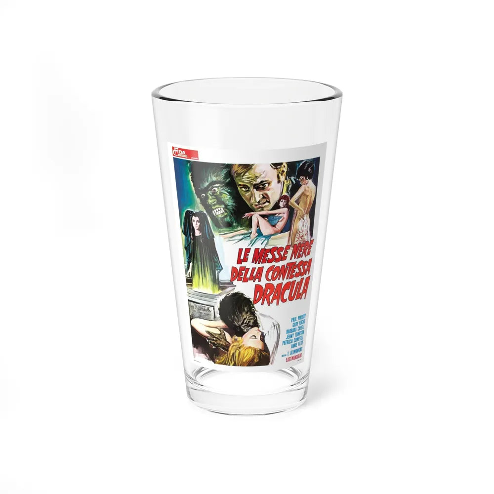 THE WEREWOLF VS THE VAMPIRE WOMAN (ITALIAN) 1971 Movie Poster - Pint Glass 16oz-16oz-Go Mug Yourself